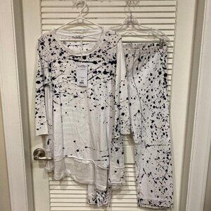 Banana Blue (Australia) 2 Pc Navy Splash Print US Size M (Australia Large)